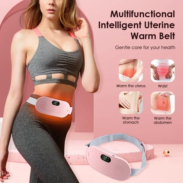 Period Pain Cramp Relief Belt & Massage for Women and Girls Electric Belt