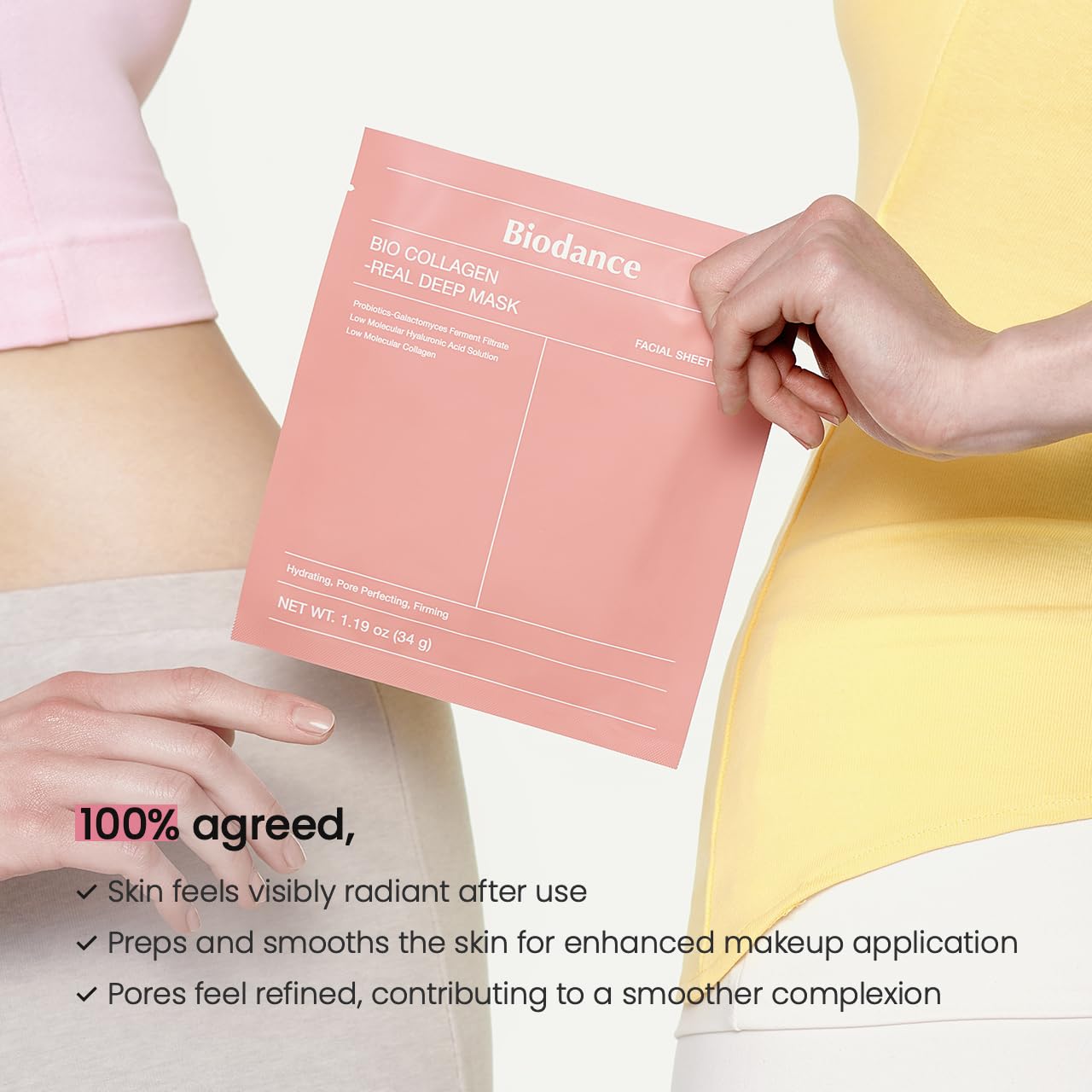 BIODANCE Bio-Collagen Real Deep Mask, Hydrating Overnight Mask, Pore Minimizing