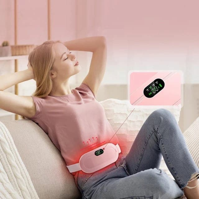 Period Pain Cramp Relief Belt & Massage for Women and Girls Electric Belt