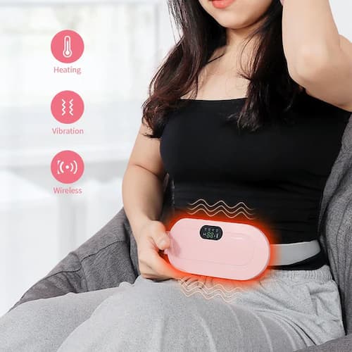 Period Pain Cramp Relief Belt & Massage for Women and Girls Electric Belt